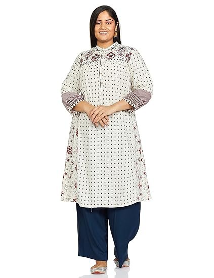 Woman Women Cotton Regular Kurta