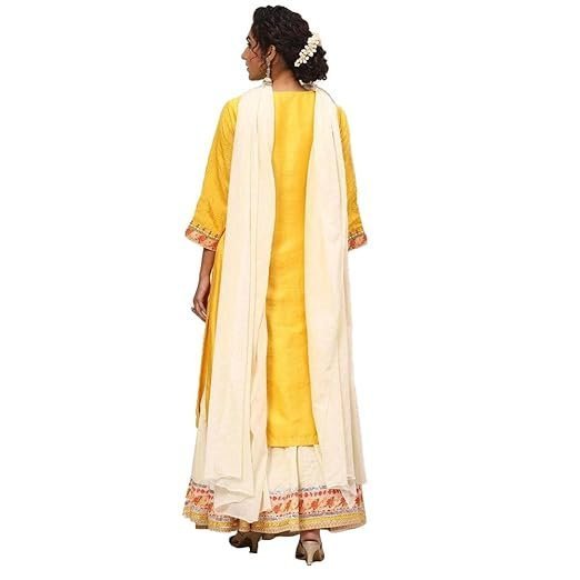 Women Viscose Straight Kurta Skirt Suit Set - Image 2